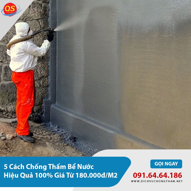 5 Cách Chống Thấm Bể Nước Hiệu Quả 100% Giá Từ 180.000đ/M2