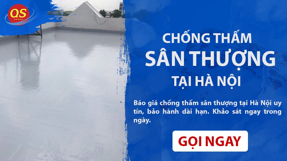 Dịch vụ chống thấm sân thượng tại Hà Nội