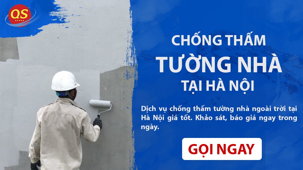 Dịch vụ chống thấm tường nhà ngoài trời tại Hà Nội