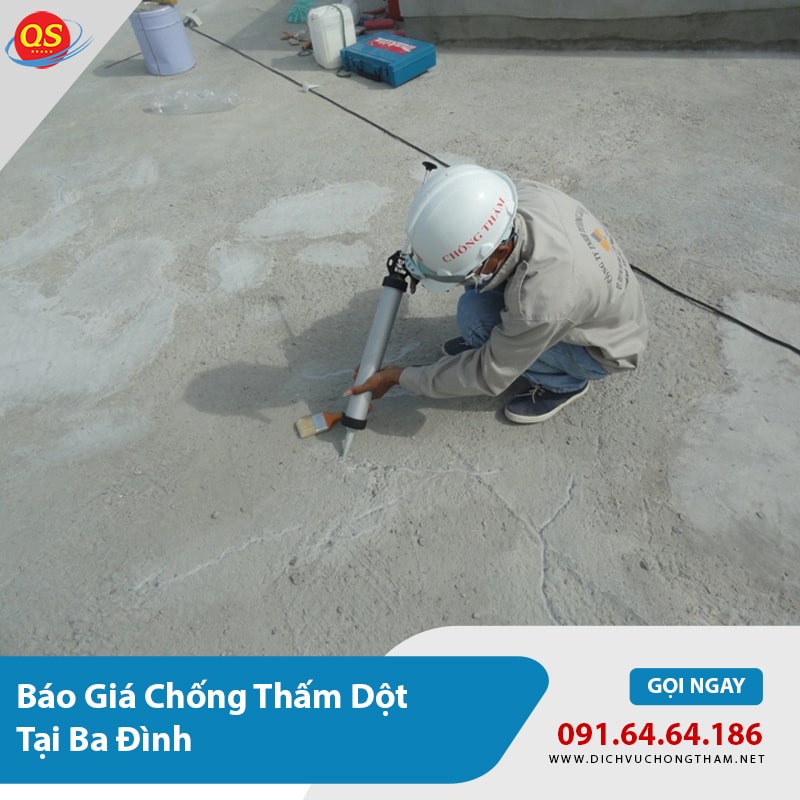 Báo Giá Chống Thấm Dột Tại Ba Đình Chỉ Từ 70.000đ/m2