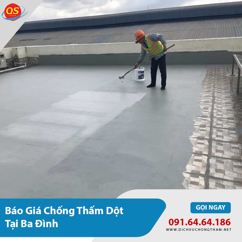 Báo Giá Chống Thấm Dột Tại Ba Đình Chỉ Từ 70.000đ/m2
