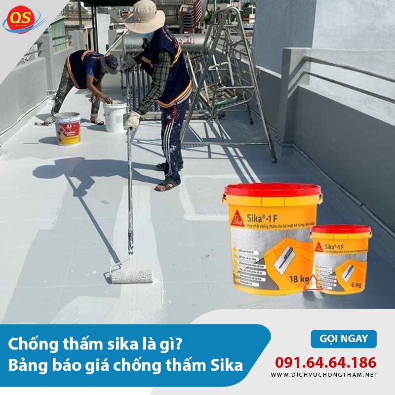 Báo Giá Chống Thấm Sika Từ 100.000đ/m2 Mới Nhất