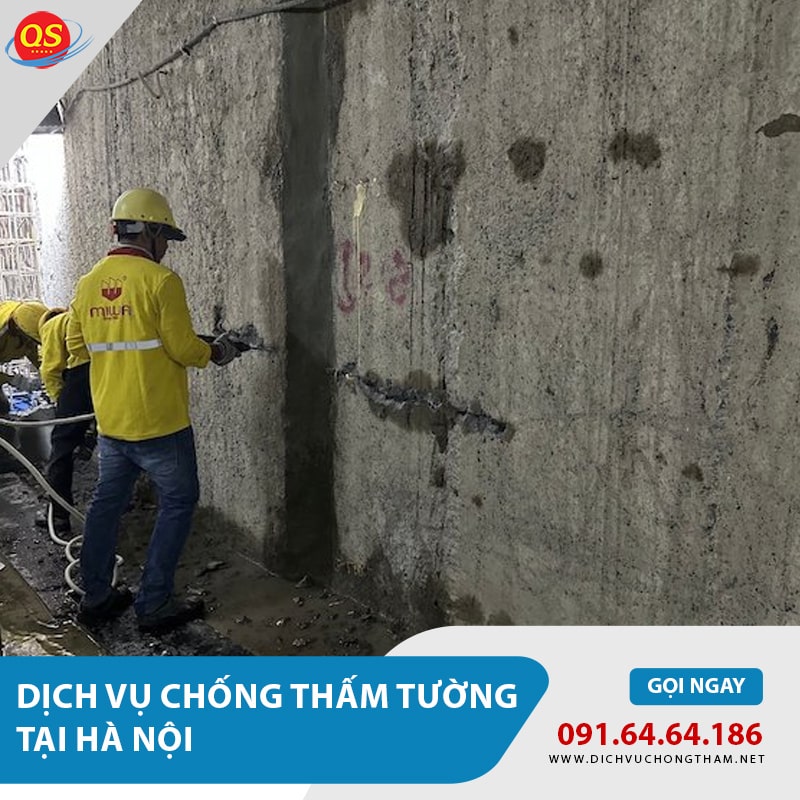 Dịch Vụ Chống Thấm Tường Tại Hà Nội Chỉ Từ 100K/m2, Bảo Hành 15 Năm