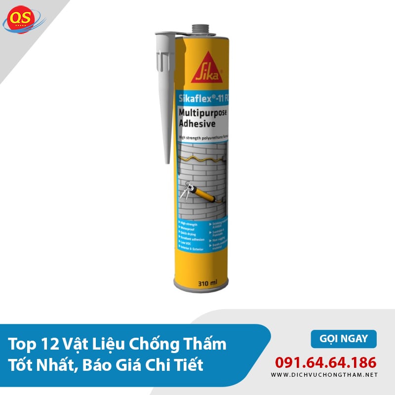 Top 12 Vật Liệu Chống Thấm Tốt Nhất, Báo Giá Chi Tiết