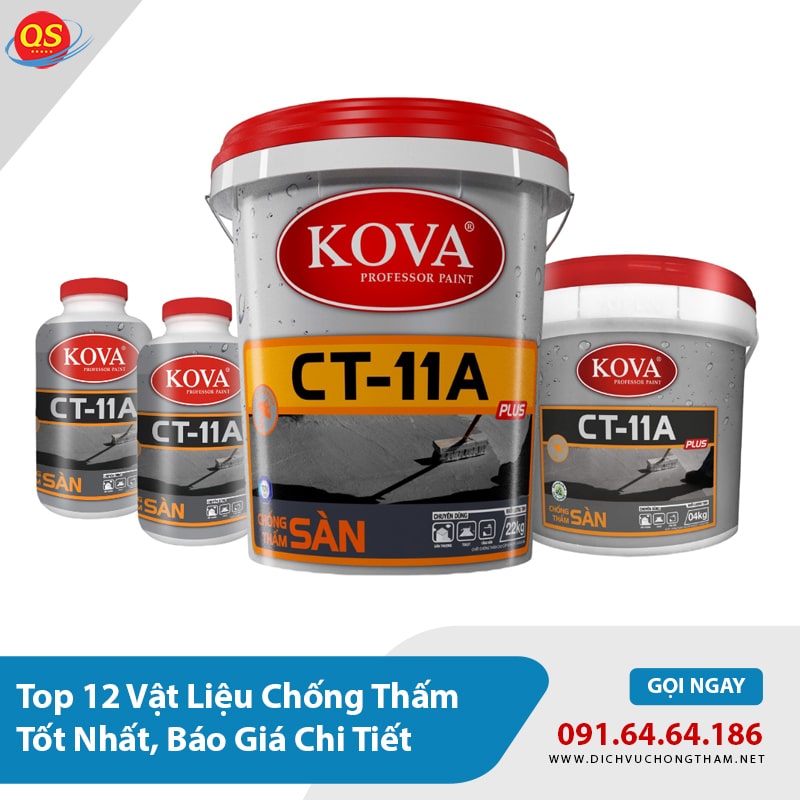 Top 12 Vật Liệu Chống Thấm Tốt Nhất, Báo Giá Chi Tiết