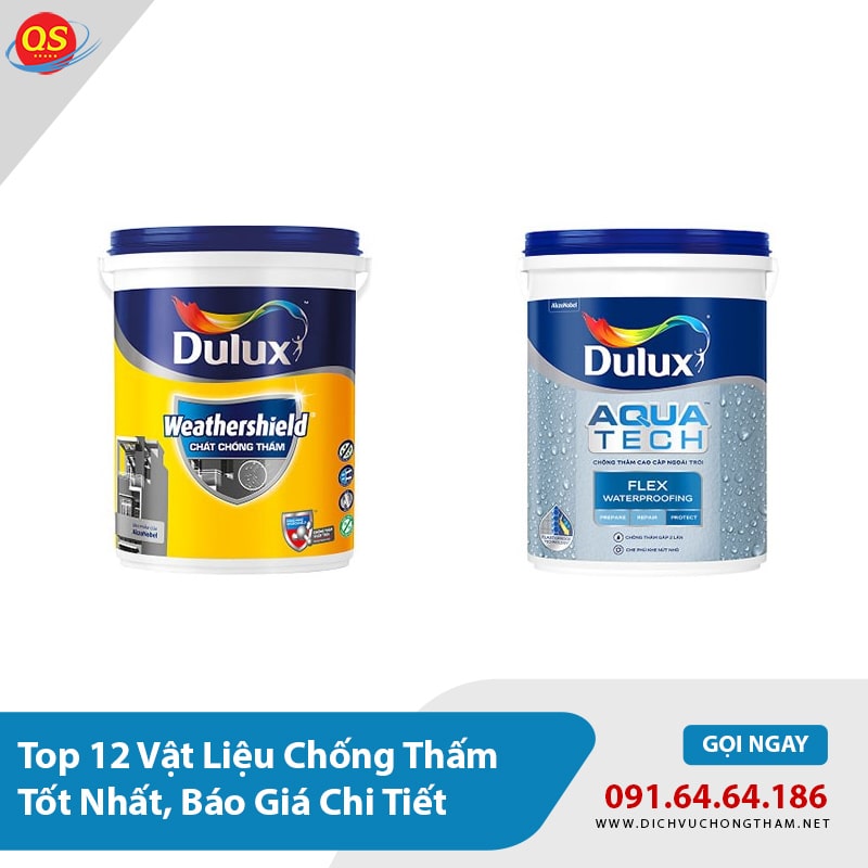 Top 12 Vật Liệu Chống Thấm Tốt Nhất, Báo Giá Chi Tiết
