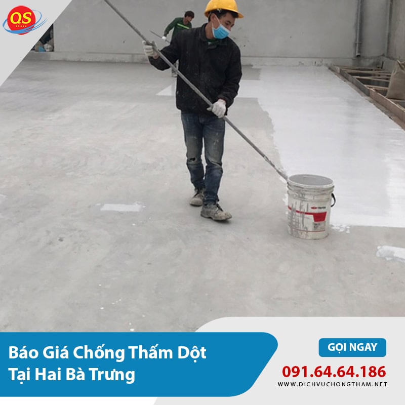 Chống Thấm Dột Tại Hai Bà Trưng Từ 110K/m2, Bảo Hành 10 năm