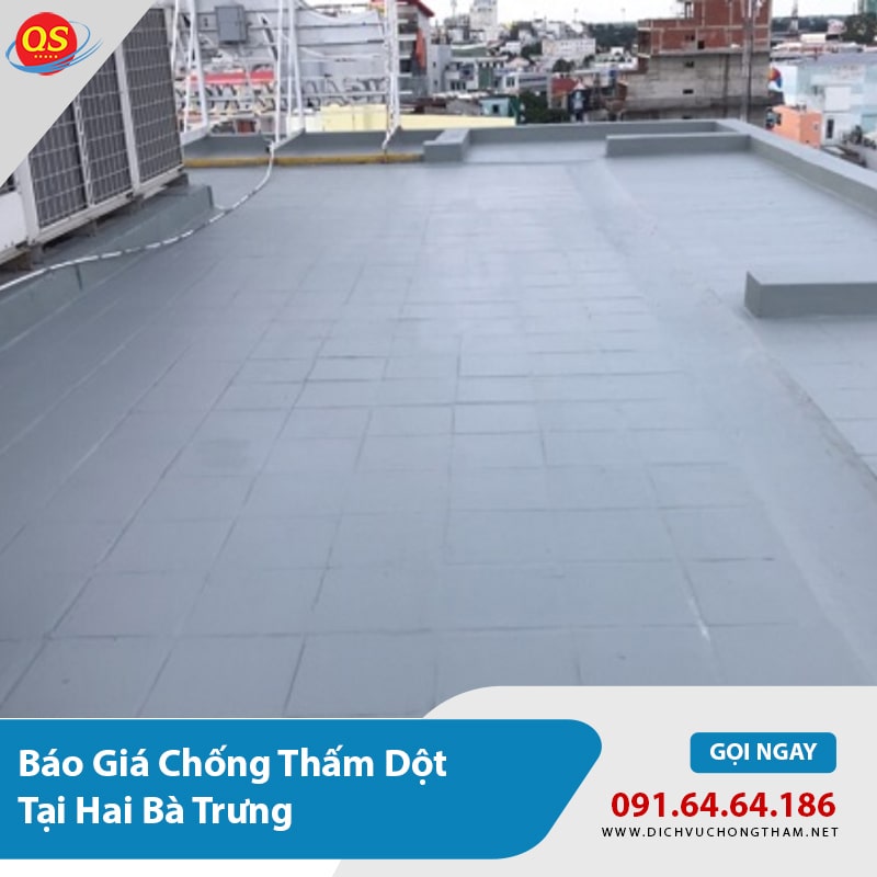 Chống Thấm Dột Tại Hai Bà Trưng Từ 110K/m2, Bảo Hành 10 năm