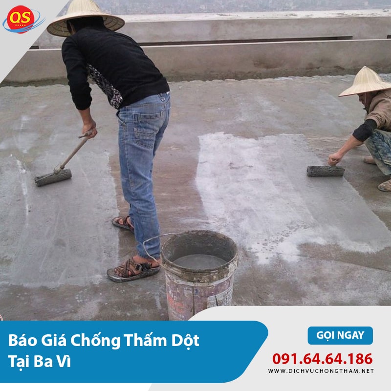 Báo Giá Chống Thấm Ba Vì Từ 80.000đ/m2, Bảo Hành 15 Năm