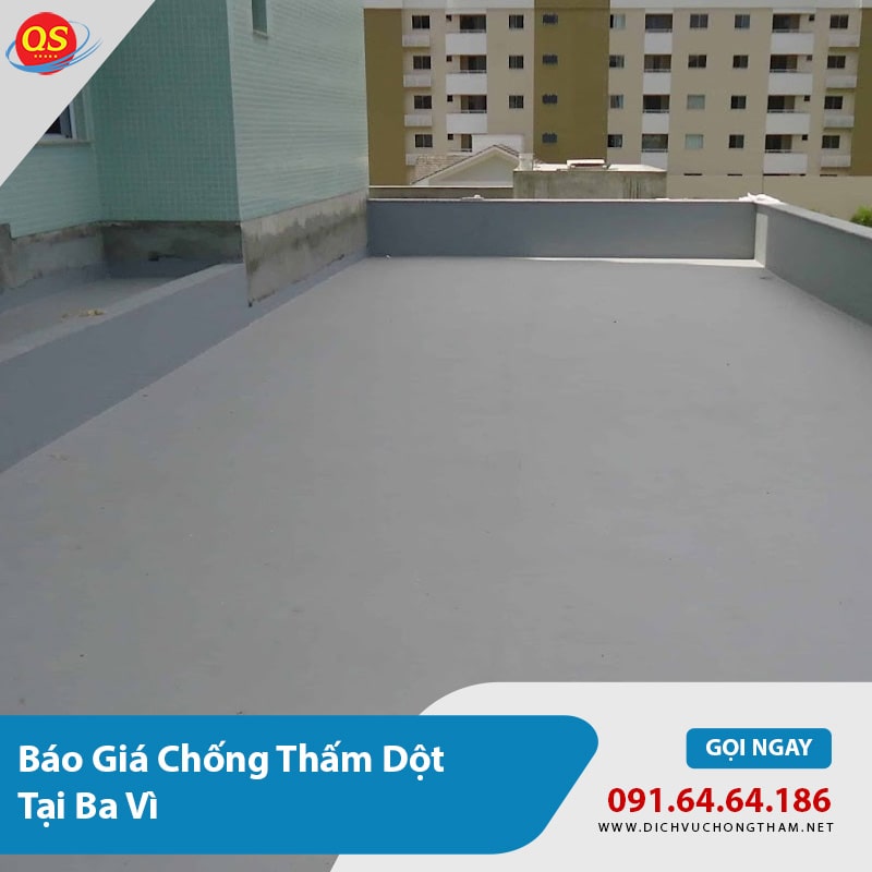 Báo Giá Chống Thấm Ba Vì Từ 80.000đ/m2, Bảo Hành 15 Năm