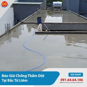 Báo Giá Chống Thấm Tại Bắc Từ Liêm Từ 90K/m2