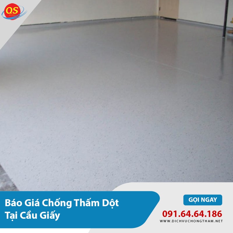 Báo Giá Chống Thấm Tại Cầu Giấy Từ 85K/m2, Bảo Hành 15 Năm