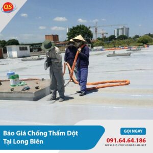 Chống Thấm Dột Long Biên Từ 100.000đ/m2, Bảo Hành Dài Hạn