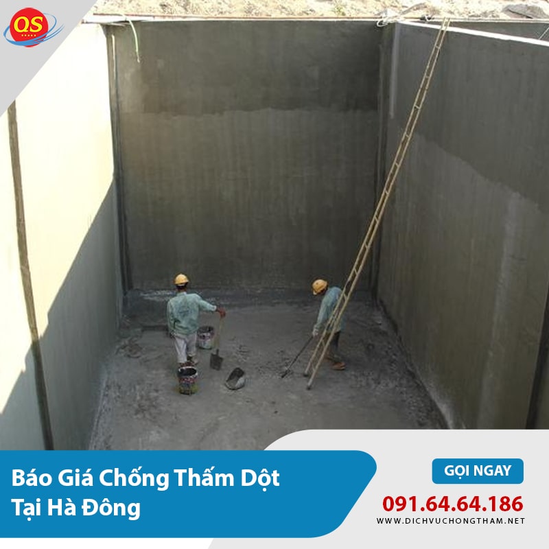 Báo Giá Chống Thấm Dột Hà Đông Từ 70K/m2, Bảo Hành 15 Năm