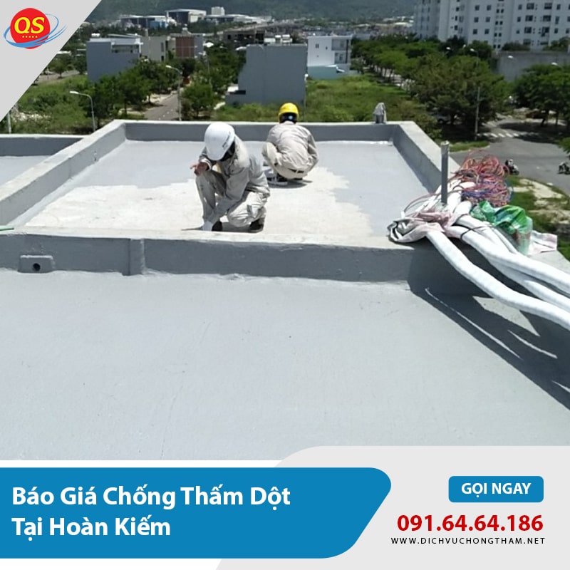 Chống Thấm Dột Tại Hoàn Kiếm Từ 80K/m2, Bảo Hành 15 Năm