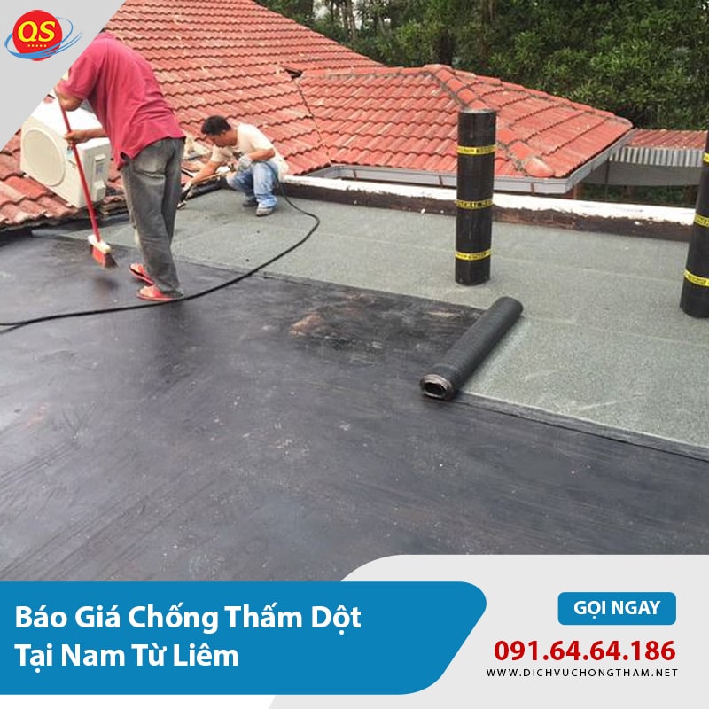 Báo Giá Chống Thấm Nam Từ Liêm Từ 80K/m2, Bảo Hành 15 Năm