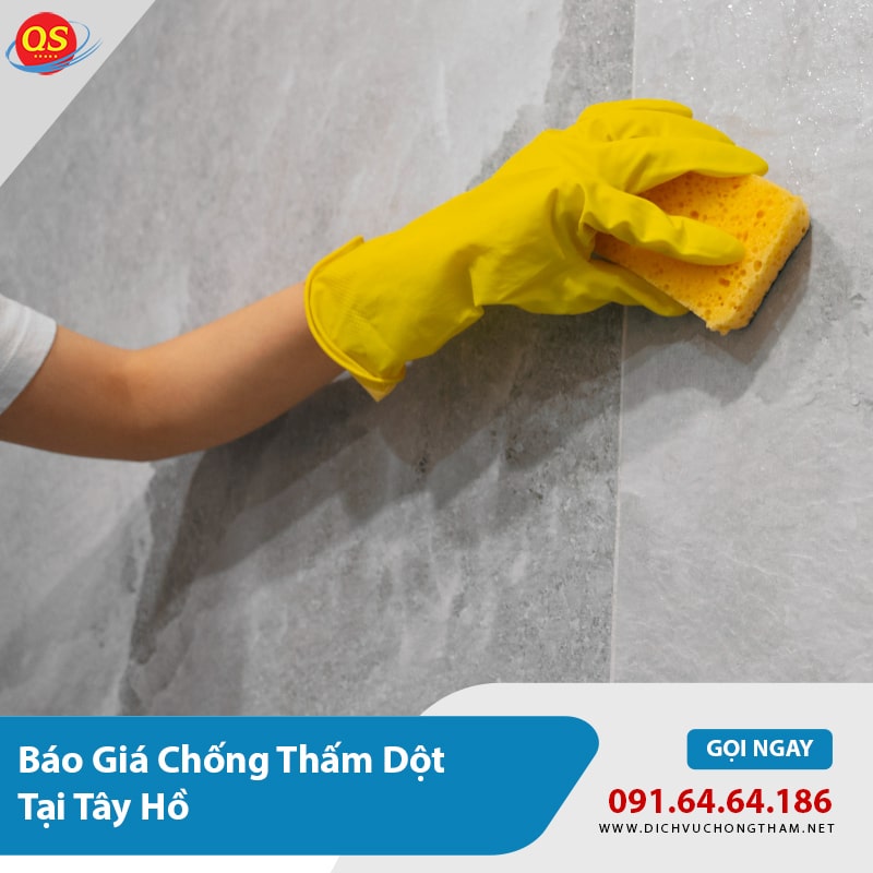 Báo Giá Chống Thấm Dột Tại Tây Hồ Từ 80K/m2, Bảo Hành 15 Năm