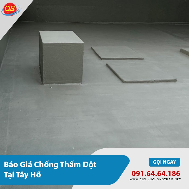 Báo Giá Chống Thấm Dột Tại Tây Hồ Từ 80K/m2, Bảo Hành 15 Năm