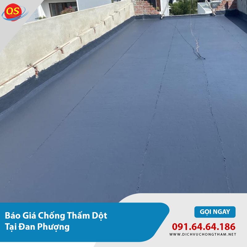 Báo Giá Chống Thấm Dột Đan Phượng Từ 75K/m2, Bảo Hành 15 Năm