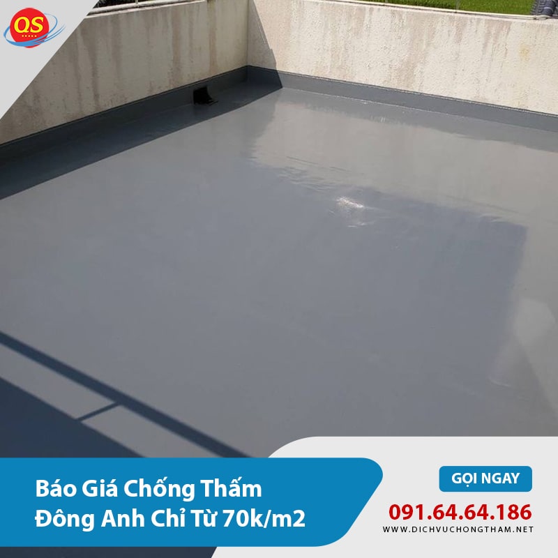 Báo Giá Chống Thấm Đông Anh Chỉ Từ 70k/m2 Cập Nhật 2025