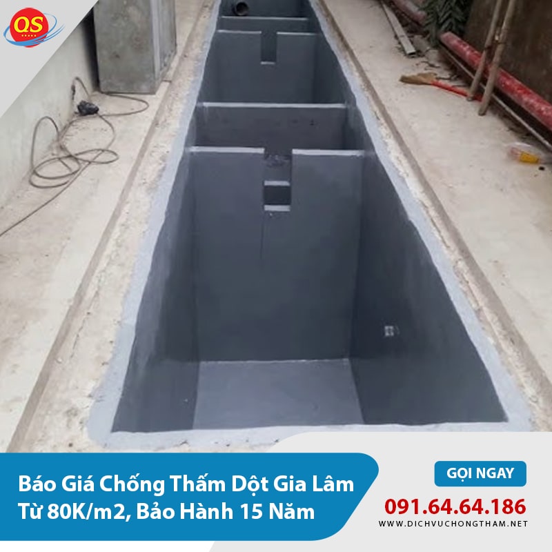 Báo Giá Chống Thấm Dột Gia Lâm Từ 80K/m2, Bảo Hành 15 Năm