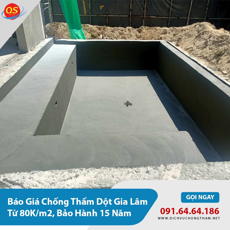 Báo giá chống thấm bể chứa nước tại Gia Lâm Báo giá chống thấm bể chứa nước tại Gia Lâm