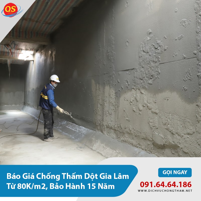 Báo Giá Chống Thấm Dột Gia Lâm Từ 80K/m2, Bảo Hành 15 Năm Báo Giá Chống Thấm Dột Gia Lâm Từ 80K/m2, Bảo Hành 15 Năm