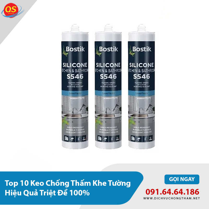 Keo chống thấm khe tường Bostik Keo chống thấm khe tường Bostik