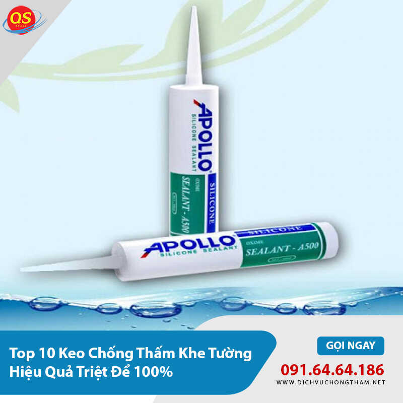Keo chống thấm khe tường silicone apollo 500 Keo chống thấm khe tường silicone apollo 500