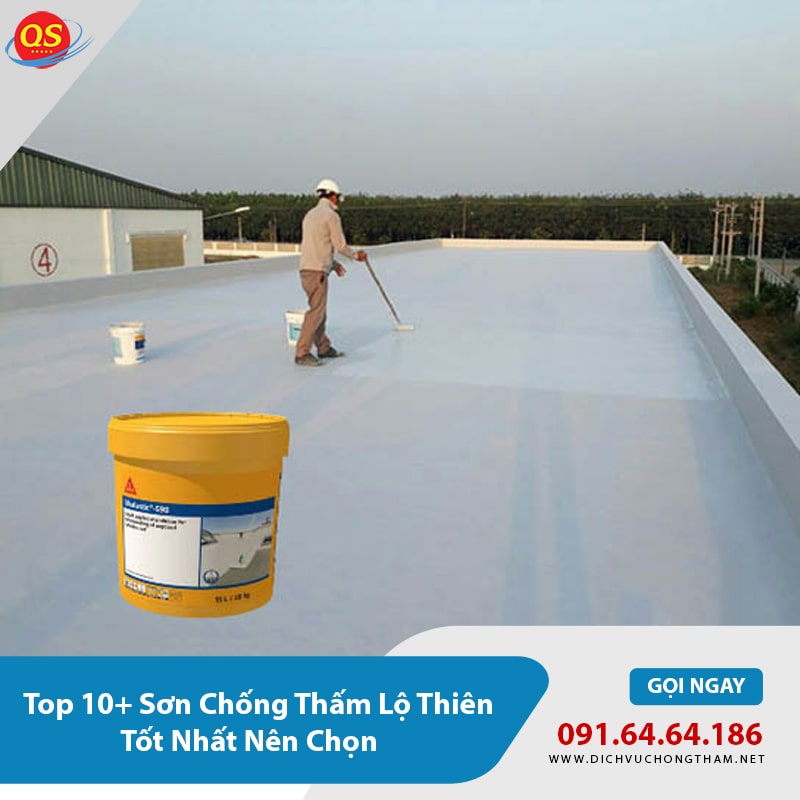 Sơn chống thấm lộ thiên Sika Sơn chống thấm lộ thiên Sika