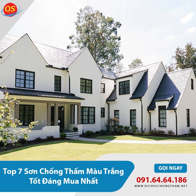 Top 7 Sơn Chống Thấm Màu Trắng Tốt Đáng Mua Nhất 2026