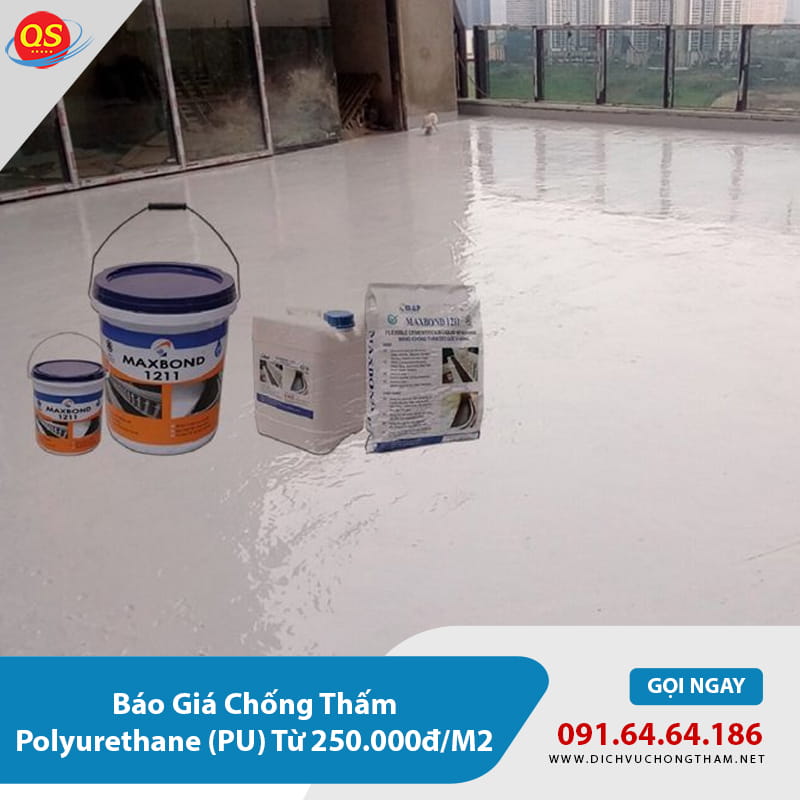 Báo Giá Chống Thấm Polyurethane (PU) Từ 250.000đ/M2 2026