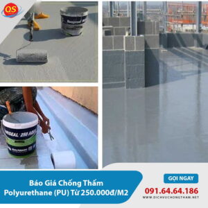 Báo Giá Chống Thấm Polyurethane (PU) Từ 250.000đ/M2 2026