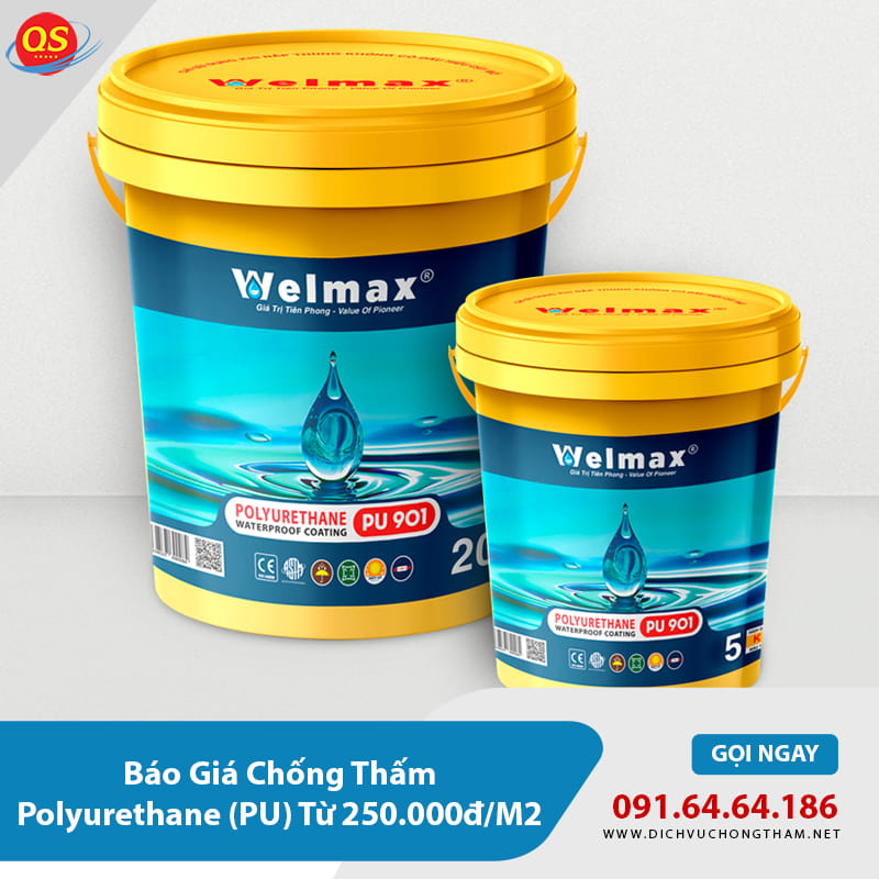 Báo Giá Chống Thấm Polyurethane (PU) Từ 250.000đ/M2 2026
