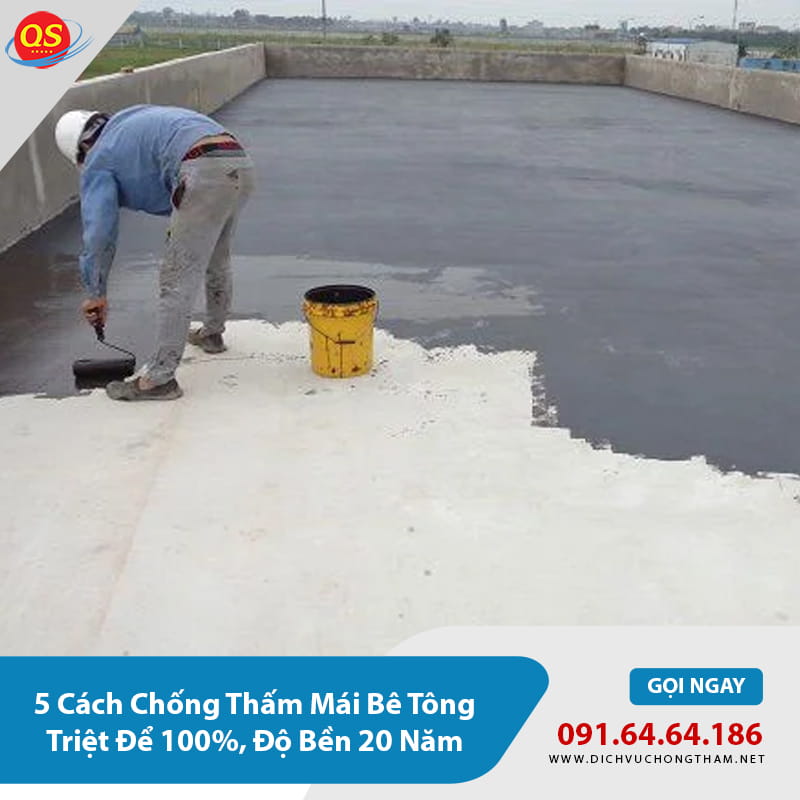 Chống thấm mái bê tông bằng Sika Membrane Chống thấm mái bê tông bằng Sika Membrane