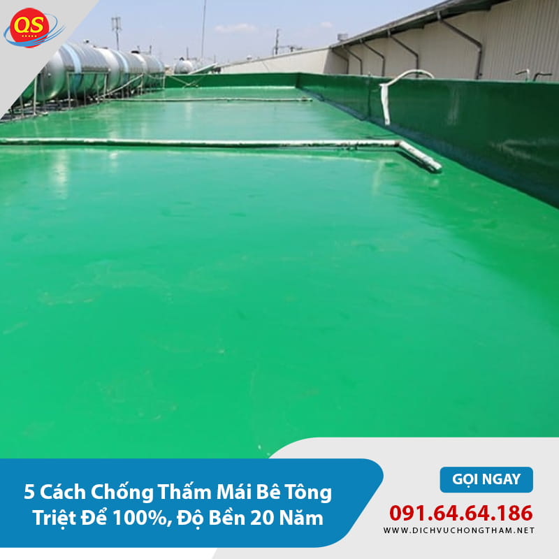 Sơn chống thấm mái bê tông Epoxy Sơn chống thấm mái bê tông Epoxy