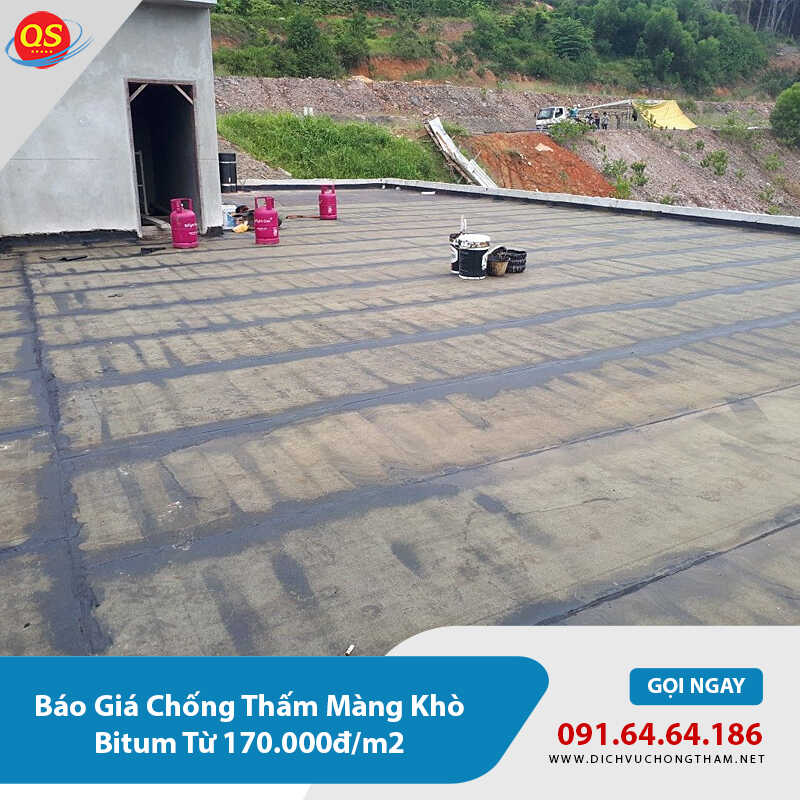 Báo Giá Chống Thấm Màng Khò Bitum Từ 170.000đ/m2 2026