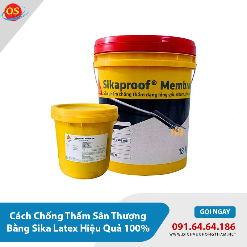 Điểm danh 1 số hóa chất sika dùng chống thấm sân thượng khác - Sikaproof Membrane