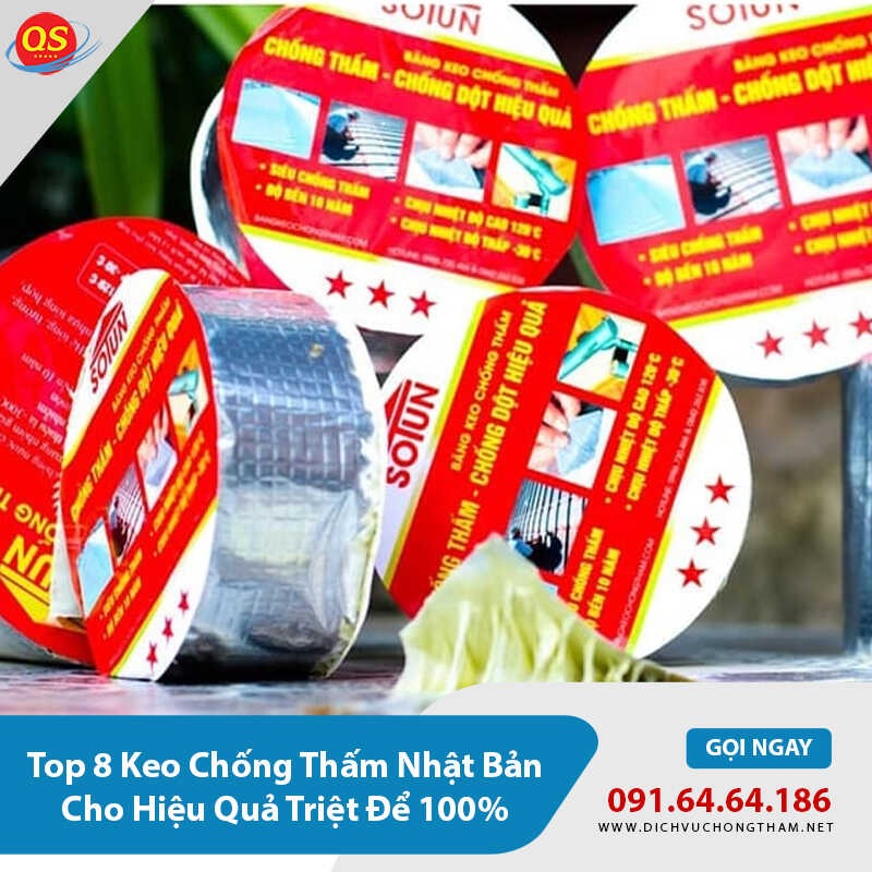 Băng keo chống thấm Nhật Bản Sotun Băng keo chống thấm Nhật Bản Sotun