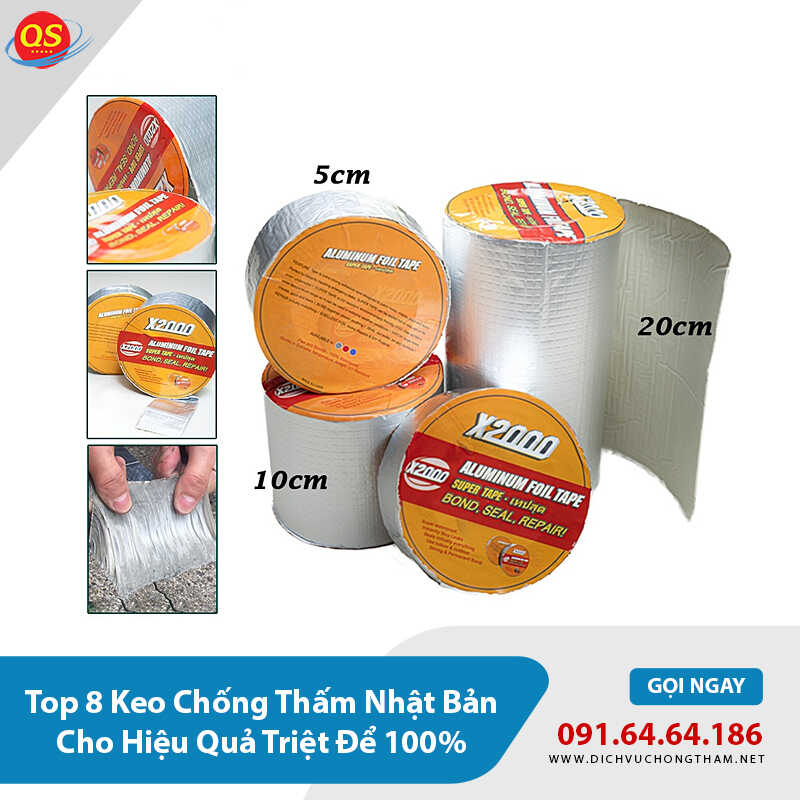 Top 8 Keo Chống Thấm Nhật Bản Cho Hiệu Quả Triệt Để 100%