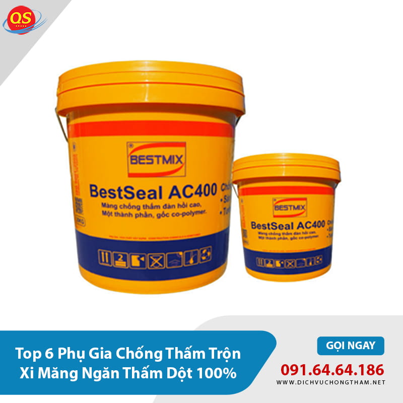 Top 6 phụ gia chống thấm trộn xi măng tốt nhất thị trường - BestDeal AC402