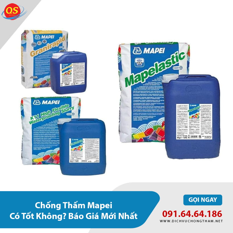 Chống Thấm Mapei Có Tốt Không? Báo Giá Mới Nhất 2026