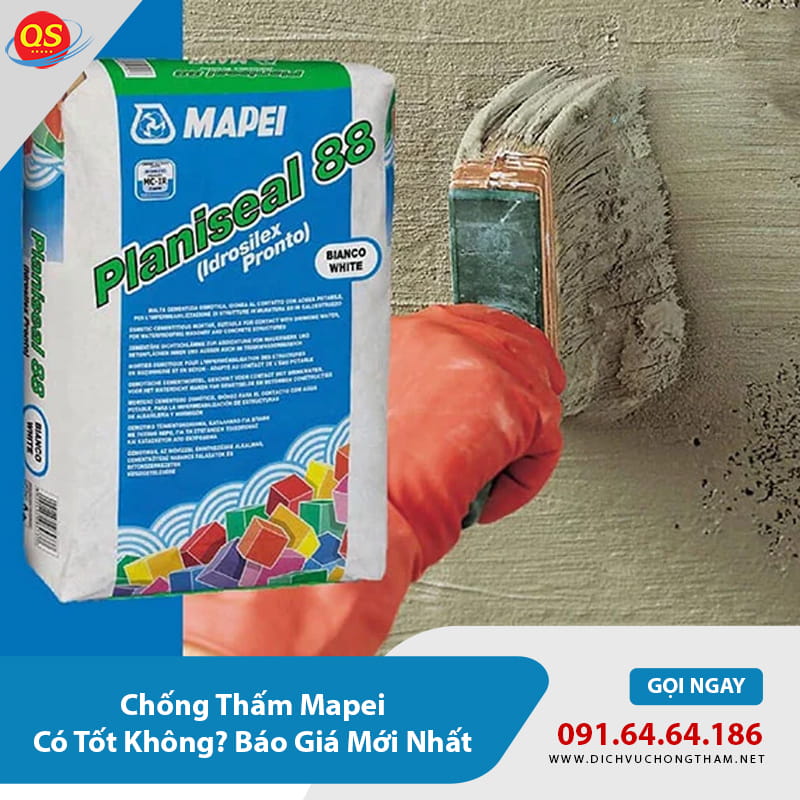 Chống Thấm Mapei Có Tốt Không? Báo Giá Mới Nhất 2026