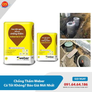 Chống Thấm Weber Có Tốt Không? Báo Giá Mới Nhất 2026