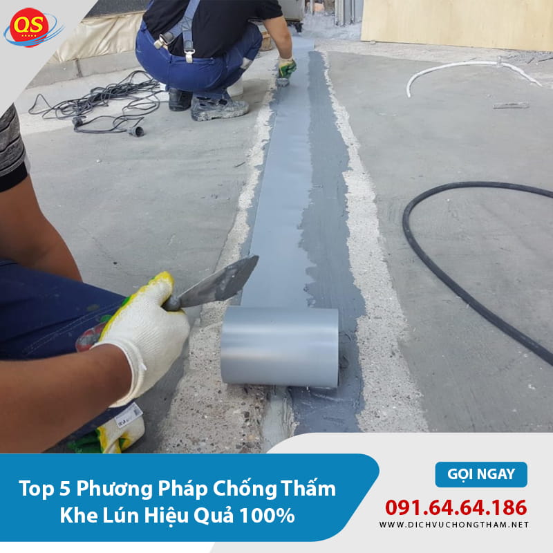 Dùng băng cản nước