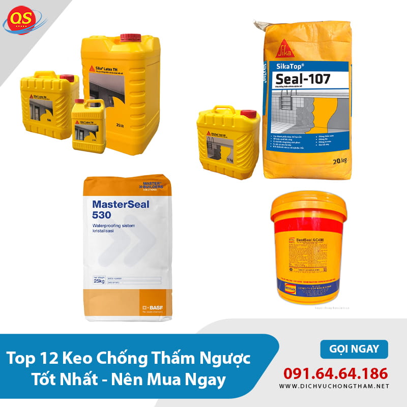 Top 12 Keo Chống Thấm Ngược Tốt Nhất 2026 Nên Mua Ngay