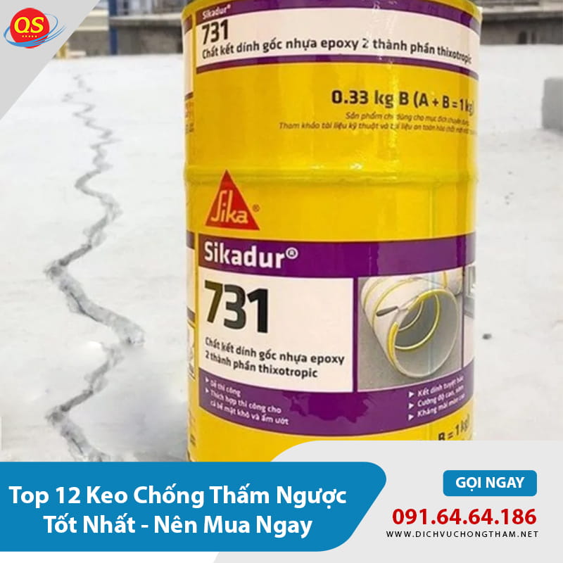Keo chống thấm ngược Sikadur 731