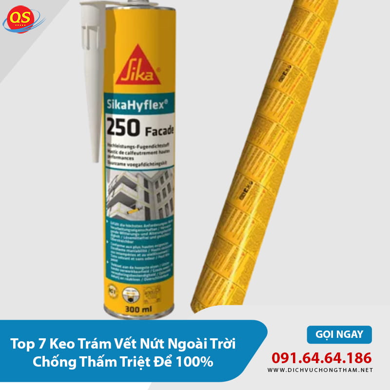 Keo trám vết nứt ngoài trời Sika Hyflex – 250 Facade