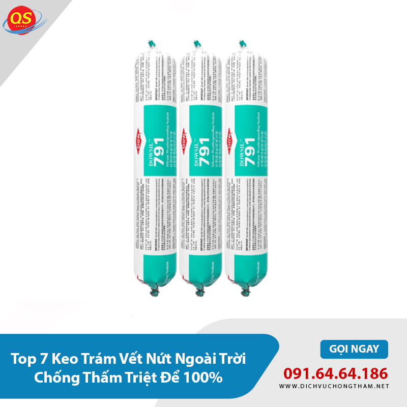 Keo trám vết nứt ngoài trời Dow Corning 791