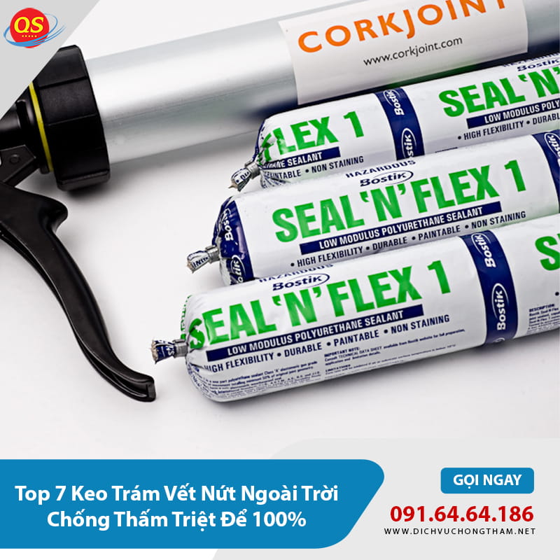 Keo trám vết nứt ngoài trời Bostik Seal N Flex 1